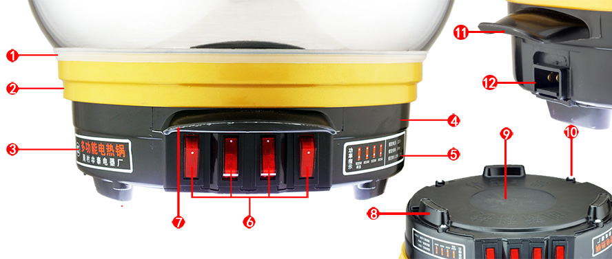 电热锅底座 电热锅底座